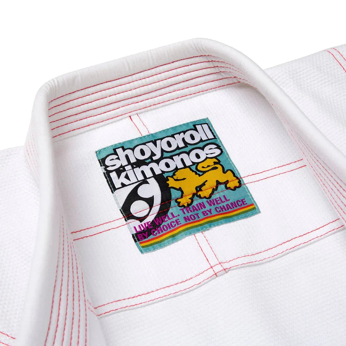 Shoyoroll BJJ uniform with retro-inspired logos and trim Shoyoroll BJJ uniform with retro-inspired logos and trim