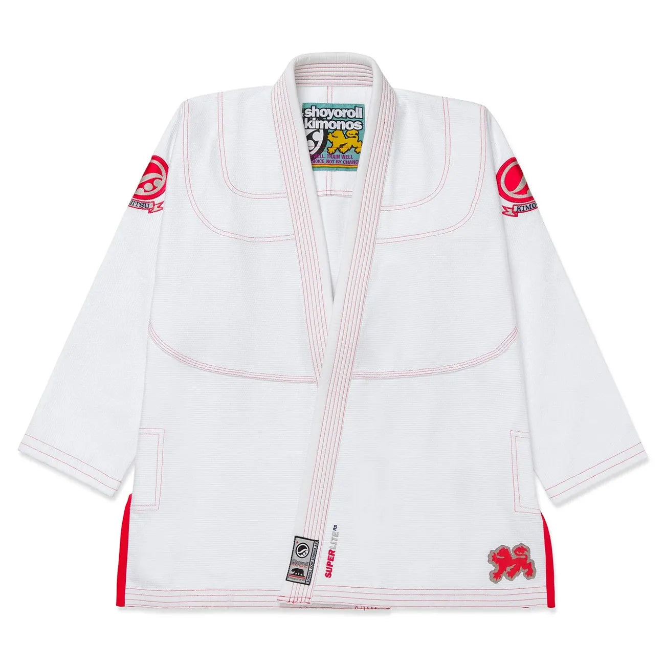 Shoyoroll Batch 145 SuperLite Retro BJJ Gi on clean surface Shoyoroll Batch 145 SuperLite Retro BJJ Gi on clean surface