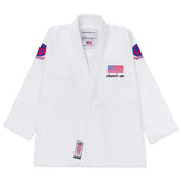 Shoyoroll Batch 151 Americana BJJ Gi displayed on mat