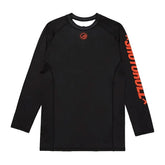 Shoyoroll Ember Competitor black rash guard for No Gi BJJ
