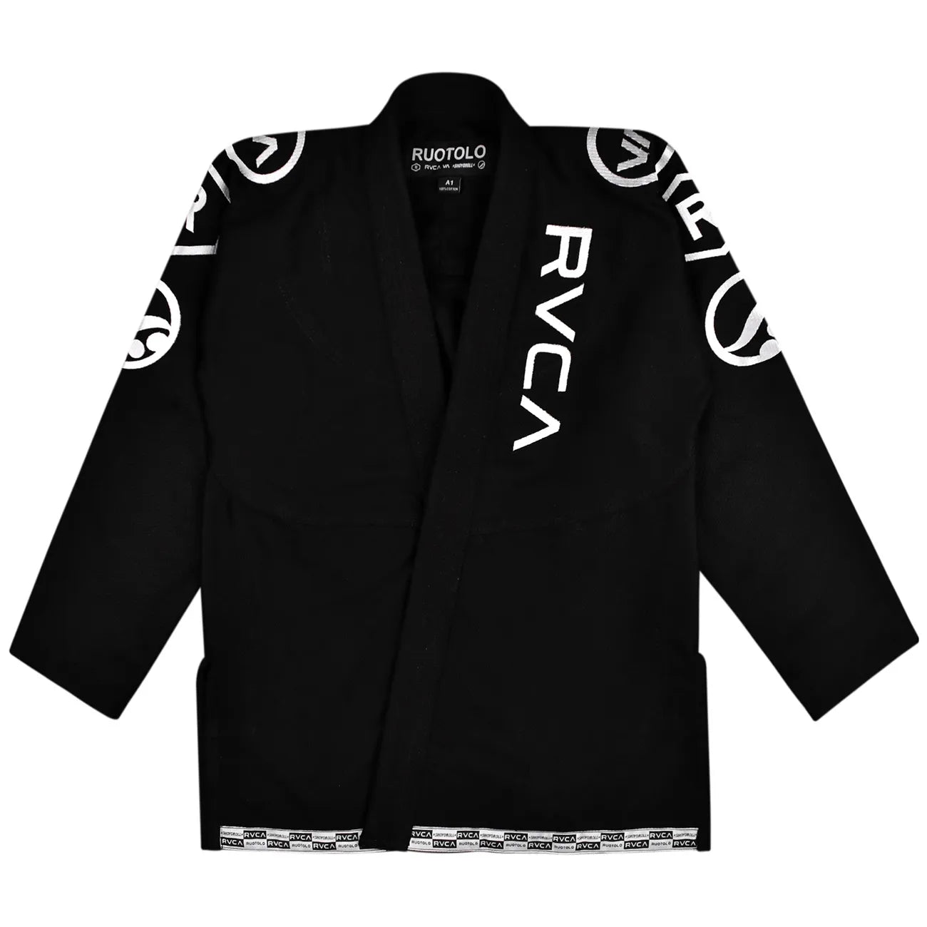 BJJ Gi Shoyoroll RVCA x Roots Batch VA - Black jiu jitsu Gi with BJJ Gi Shoyoroll RVCA x Roots Batch VA - Black jiu jitsu Gi with