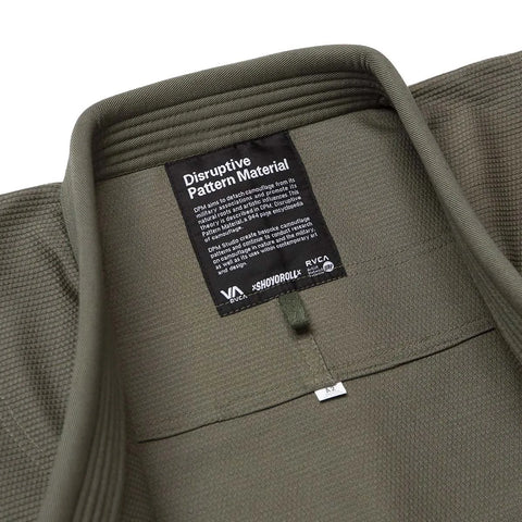Shoyoroll Batch 114 RVCA x DPM Olive BJJ Gi – 450-GSM Jiu Jitsu Kimono Uniform