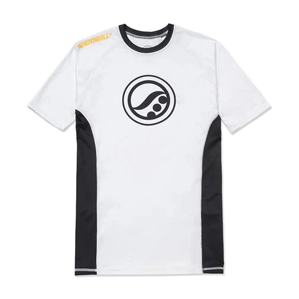 Shoyoroll Ranked Rash Guard (2022)- Short Sleeves White BJJ No-Gi